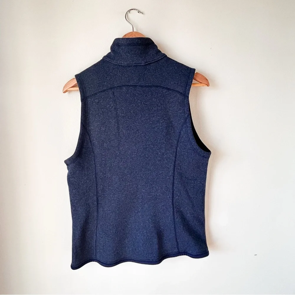 Patagonia Women Better Sweater Fleece Vest Navy Medium - Picture 3 of 6